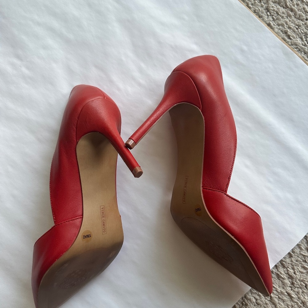 Vince Camuto Red Heels